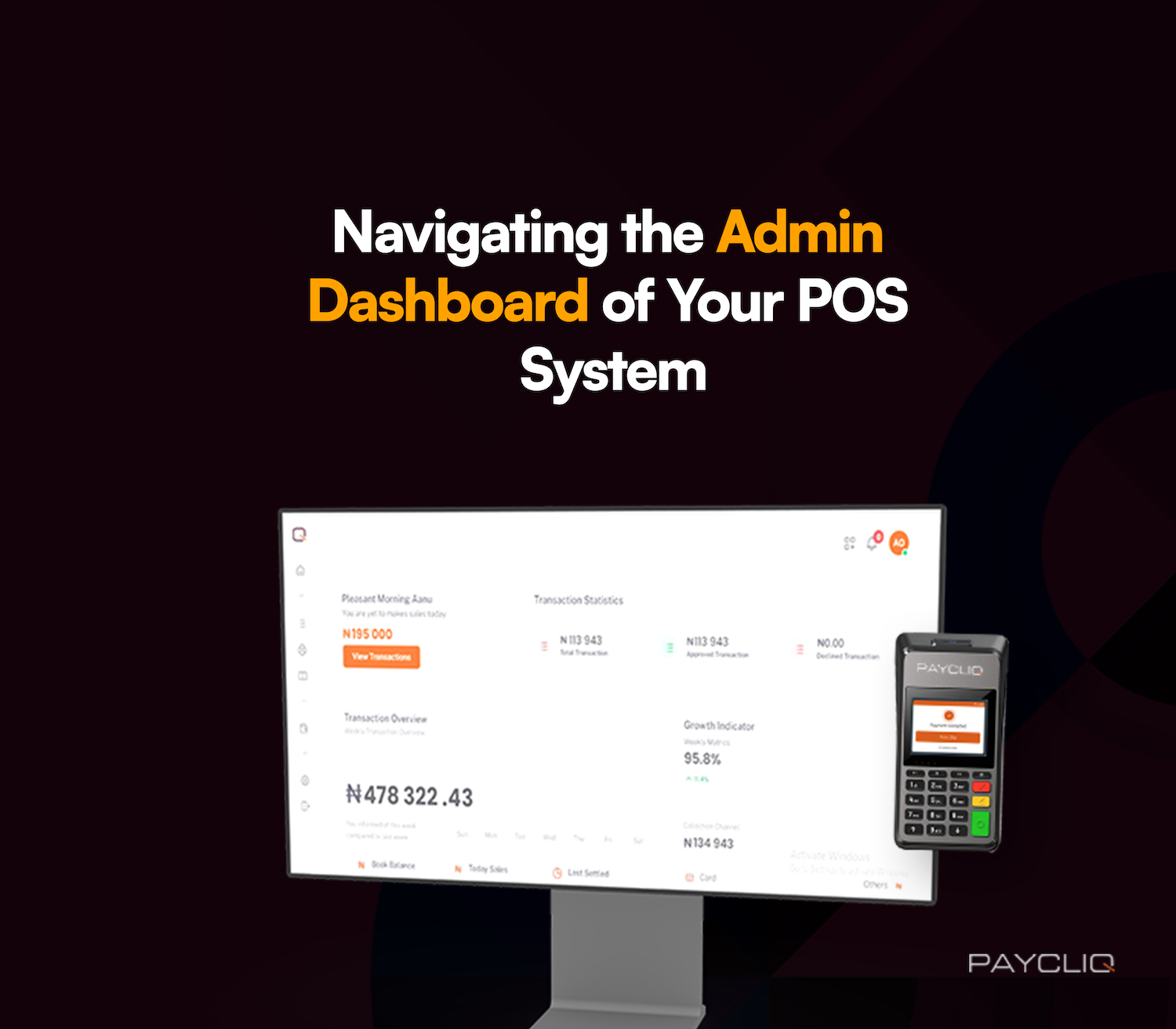 Navigating the PayCliq Merchant Dashboard of Your POS System